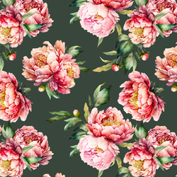 Gathered Bouquet in Garden Green