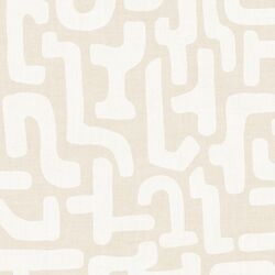 Large Geometric in Cream