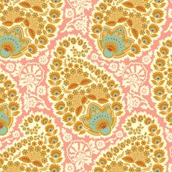 Large Paisley in Blush
