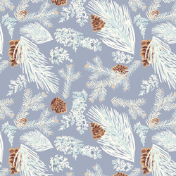 Winter Evergreen in Icicle Blue