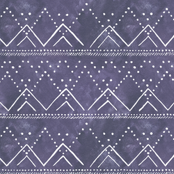 Starry Mountains in Violet