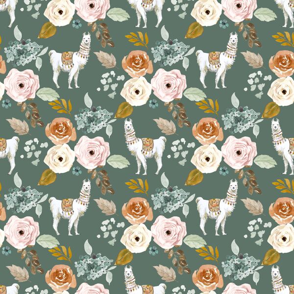 Garden Llama in Cactus Green