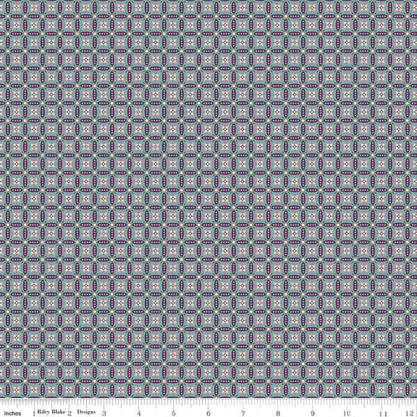 Mosaic in Teal