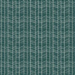 Little Herringbone in Emerald