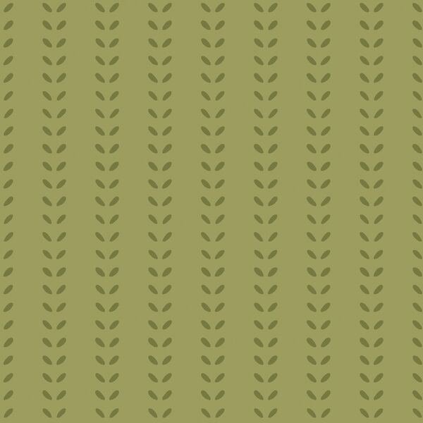 Vine Stripe in Willow Green
