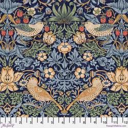 Strawberry Thief in Navy