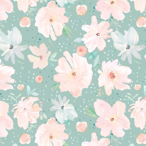 May Flowers in Misty Morning
