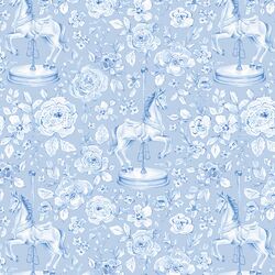 Carousel Horse in Hydrangea Blue
