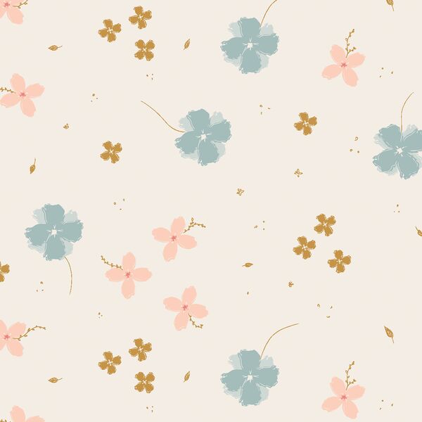 Pressed Flowers in Porcelain