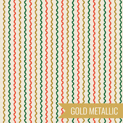 Ribbon Stripe in Cream Metallic moved to new collection