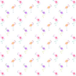 Little Flamingos in Neon