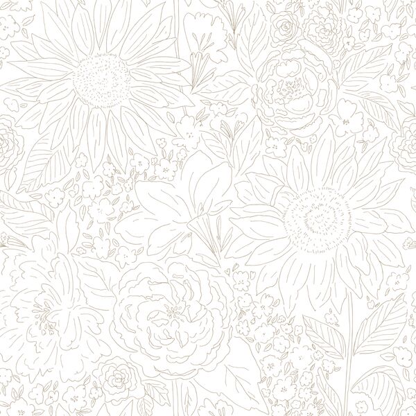 Paperie in Taupe on White