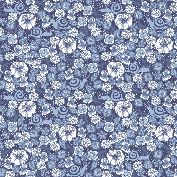 Au Printemps in Indigo