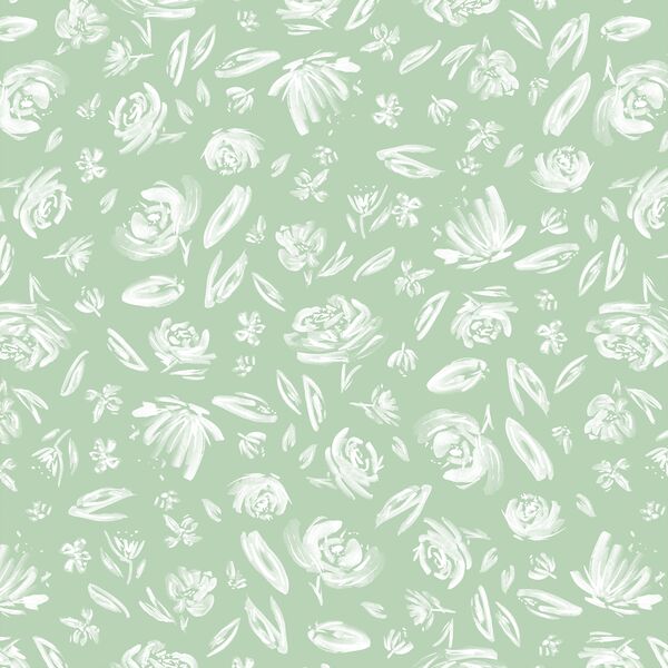 Spring Flowers in Mint
