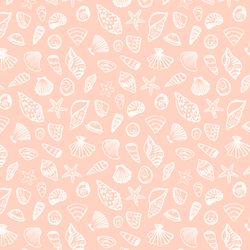 Seashells in Shell Pink