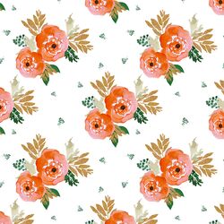 Summer Nosegay in Coral