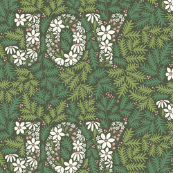 Evergreen Joy in Winter Forest