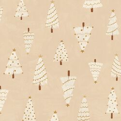 Christmas Trees in Brushed Custard