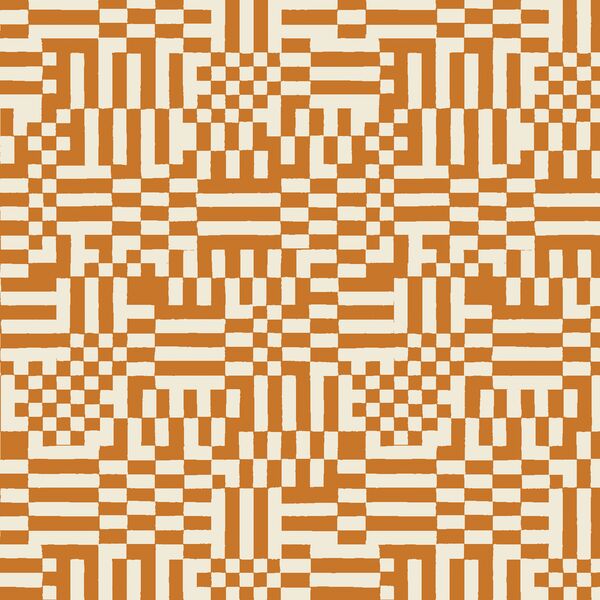 Checkery Checker in Orange