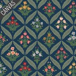 Estee Garden Canvas in Navy Multi