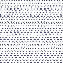 Little Skipping Stones in Indigo on White
