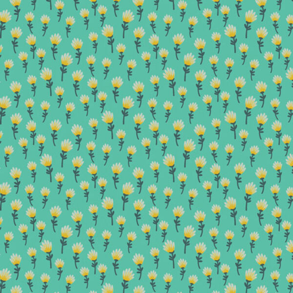 Breezy Field in Turquoise