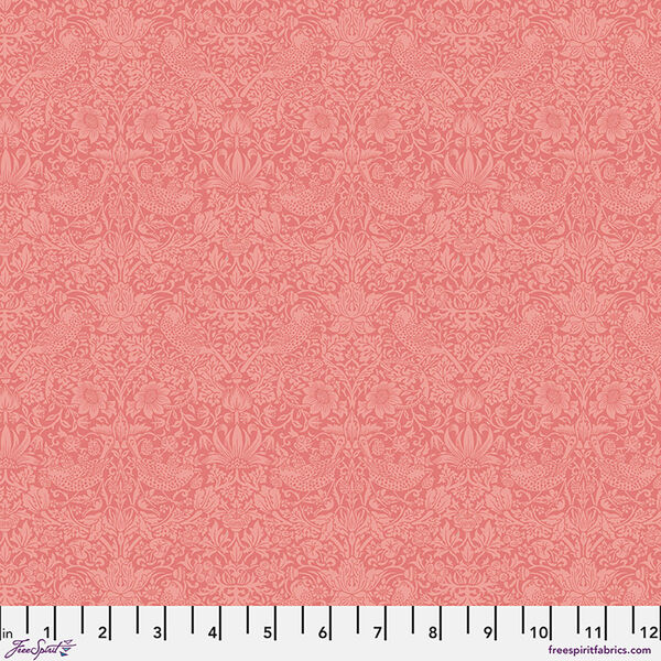 Tonal Strawberry Thief in Rose Cockle