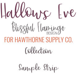 Hallows Eve Sample Strip