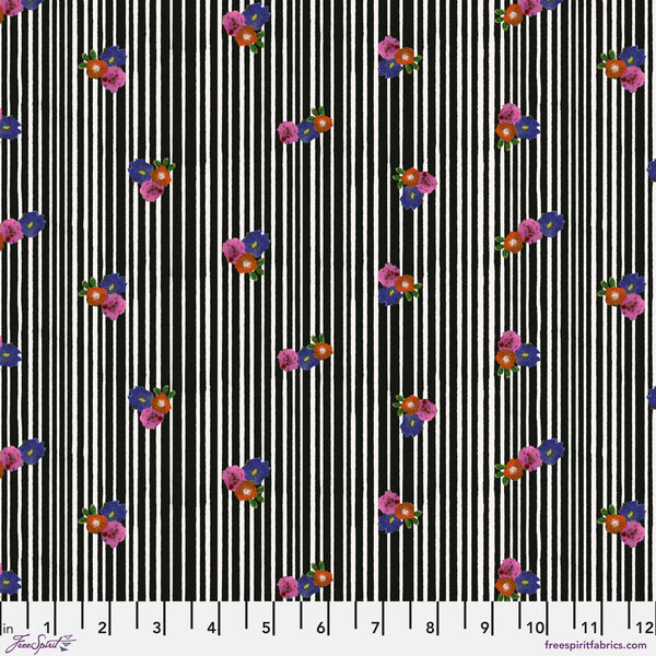 Daisy Stripe in Black