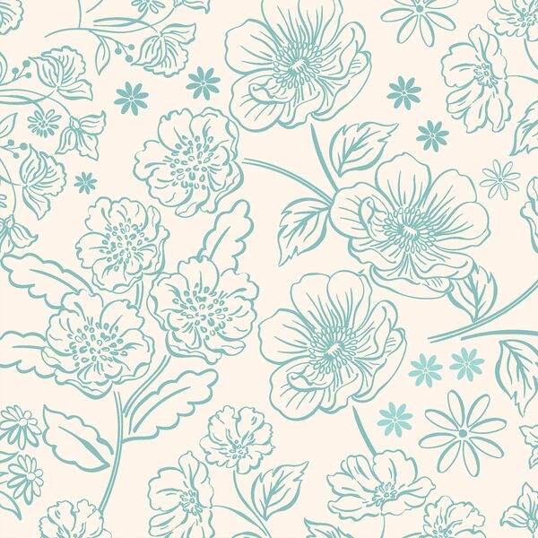 Large Vintage Meadow in Bliss