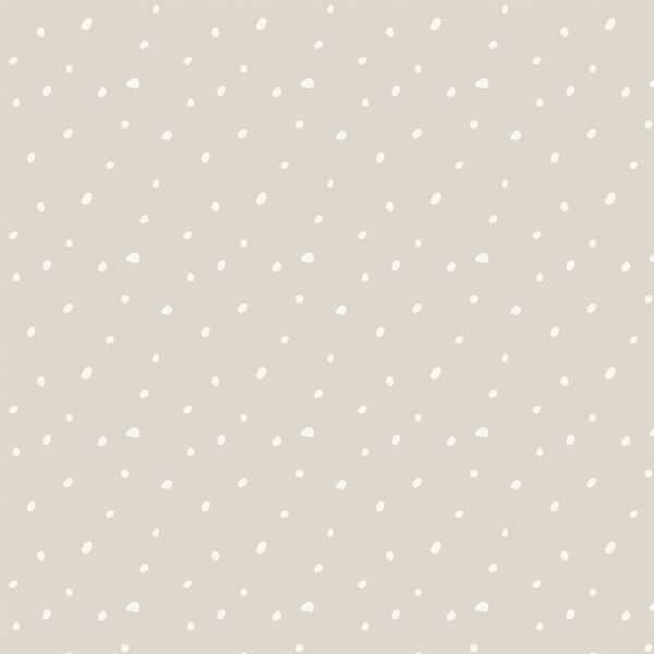 Snowy Spots in Winter Fog