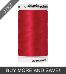 Strawberry (2596-1805) - Poly Sheen - 875 Yards (3 Pack)
