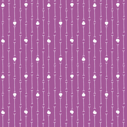 Skull Stripe in Purple
