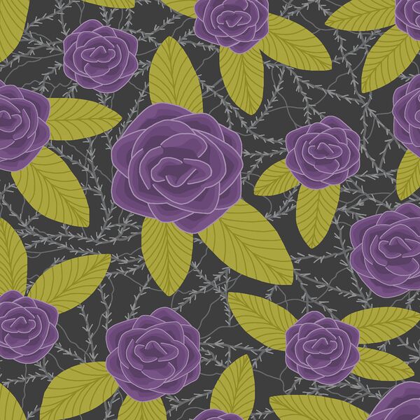 Bed of Roses in Onyx