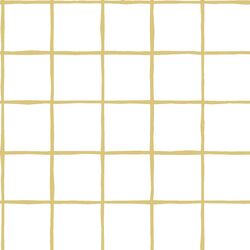 Windowpane in Honey on White