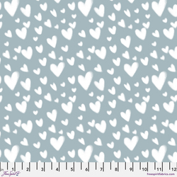 Cloud Hearts in Blue