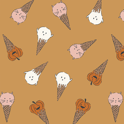Spooky Sweet Ice Cream in Honey Yellow