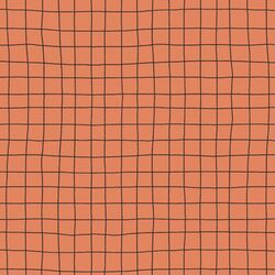 Pencil Check in Dusty Coral