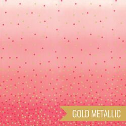 Ombre Confetti Metallic in Popsicle Pink