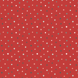 Snow Dot in Lava Red