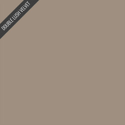 Double Lush Velvet Solid in Pebble