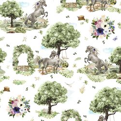 Floral Horses in Royal