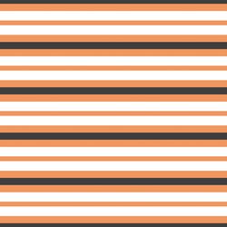 Halloween Stripe in Pumpkin and Onyx