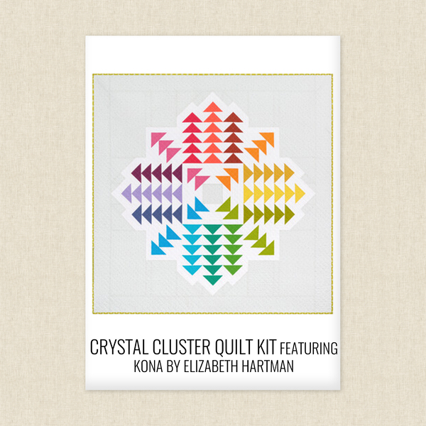 Paintbox Crystal Cluster Quilt Kit Hawthorne Supply Co