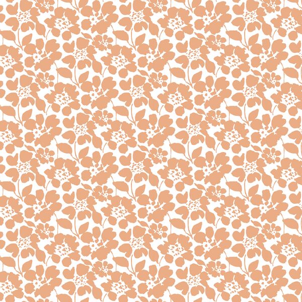 Roundabout Floral in Calf Orange