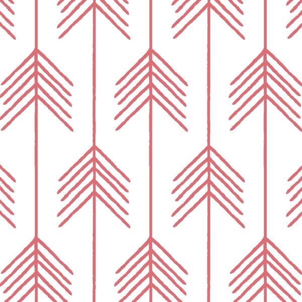 Vanes in Dahlia on White