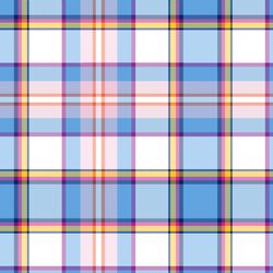 Evening Tulips Plaid in Vivid