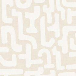 Large Geometric in Cream