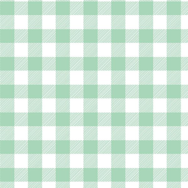 Medium Buffalo Plaid in Seaglass