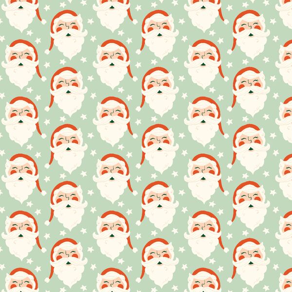 Jolly St. Nick in Mint Green